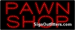 Pawn Shop LED Sign - Regular Design