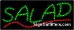 Salad LED Sign - Regular Design