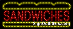 Sandwiches LED Sign - Regular Design