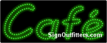 Cafe LED Sign - Regular Design