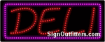 Deli LED Sign - Regular Design