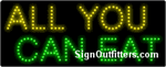 All You Can Eat LED Sign - Regular Design