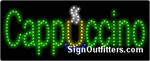 Cappuccino with Mug Graphic LED Sign - Regular Design