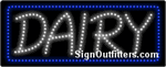 Dairy LED Sign - Regular Design