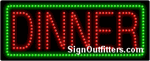 Dinner LED Sign - Regular Design