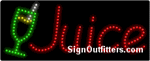 Juice LED Sign - Regular Design