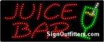 Juice Bar LED Sign - Regular Design
