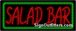 Salad Bar LED Sign - Regular Design