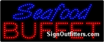 Seafood Buffet LED Sign - Regular Design