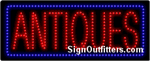 Antiques LED Sign - Regular Design