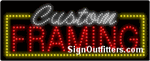 Custom Framing LED Sign - Regular Design