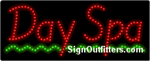 Day Spa LED Sign - Regular Design