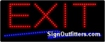 Exit LED Sign - Regular Design