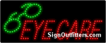 Eye Care LED Sign - Regular Design