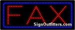 Fax LED Sign - Regular Design