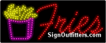 Fries LED Sign - Regular Design