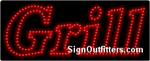 Grill LED Sign - Regular Design