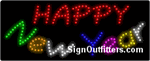 Happy New Year LED Sign - Regular Design