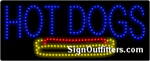 Hot Dogs LED Sign - Regular Design