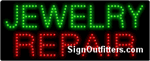 Jewelry Repair LED Sign - Regular Design