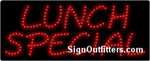 Lunch Special LED Sign - Regular Design