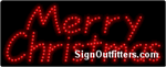 Merry Christmas LED Sign - Regular Design