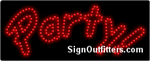 Party LED Sign - Regular Design