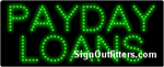 Payday Loans LED Sign - Regular Design