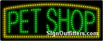 Pet Shop LED Sign - Regular Design