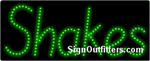 Shakes LED Sign - Regular Design
