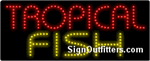 Tropical Fish LED Sign - Regular Design