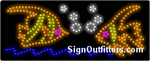 Fish LED Sign - Regular Design