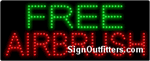Free Airbrush LED Sign - Regular Design