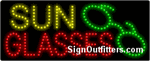 Sunglasses LED Sign - Regular Design