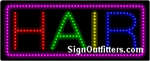 Hair LED Sign - Regular Design