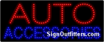 Auto Accessories LED Sign - Regular Design