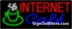 Internet Cafe LED Sign - Regular Design