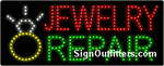 Jewelry Repair (with Diamond) LED Sign - Regular Design