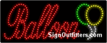 Balloon with Balloon Graphic LED Sign - Regular Design