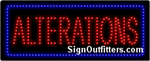 Alterations LED Sign - Regular Design