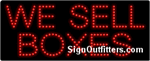 We Sell Boxes LED Sign - Regular Design