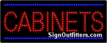 Cabinets LED Sign - Regular Design