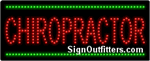 Chiropractor LED Sign - Regular Design