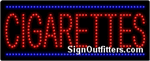 Cigarettes LED Sign - Regular Design