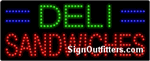 Deli Sandwiches LED Sign - Regular Design