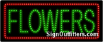 Flowers LED Sign - Regular Design