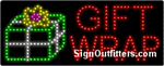 Gift Wrap LED Sign - Regular Design
