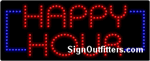 Happy Hour LED Sign - Regular Design