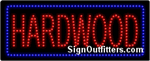Hardwood LED Sign - Regular Design