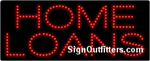 Home Loans LED Sign - Regular Design